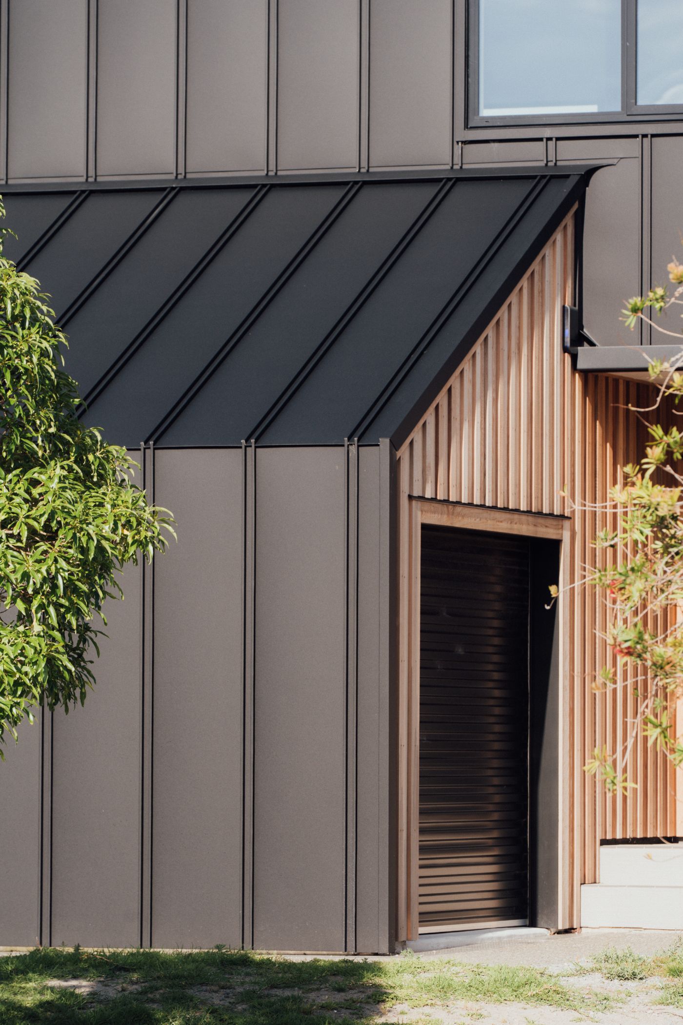 Roofline and window cladding detail