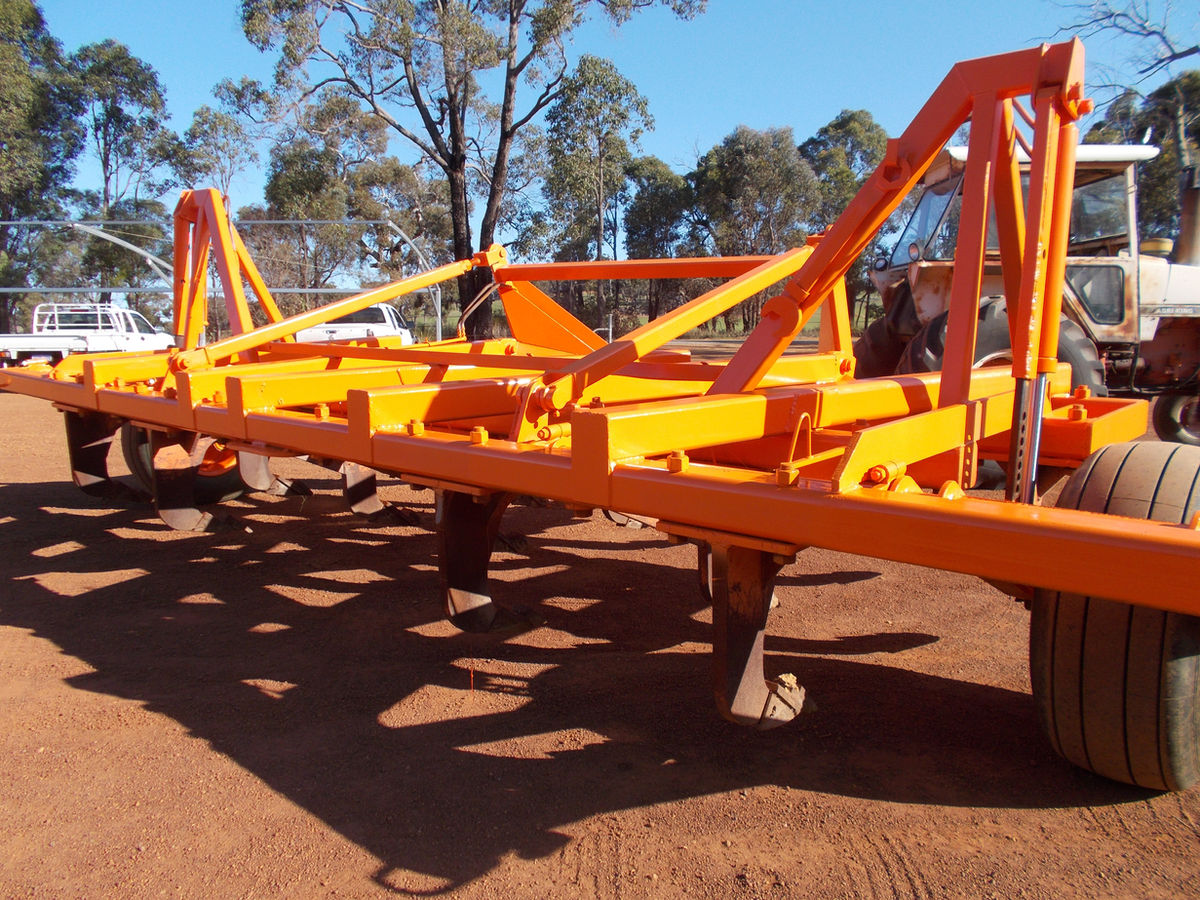 Pederick fabricated equipment in the yard